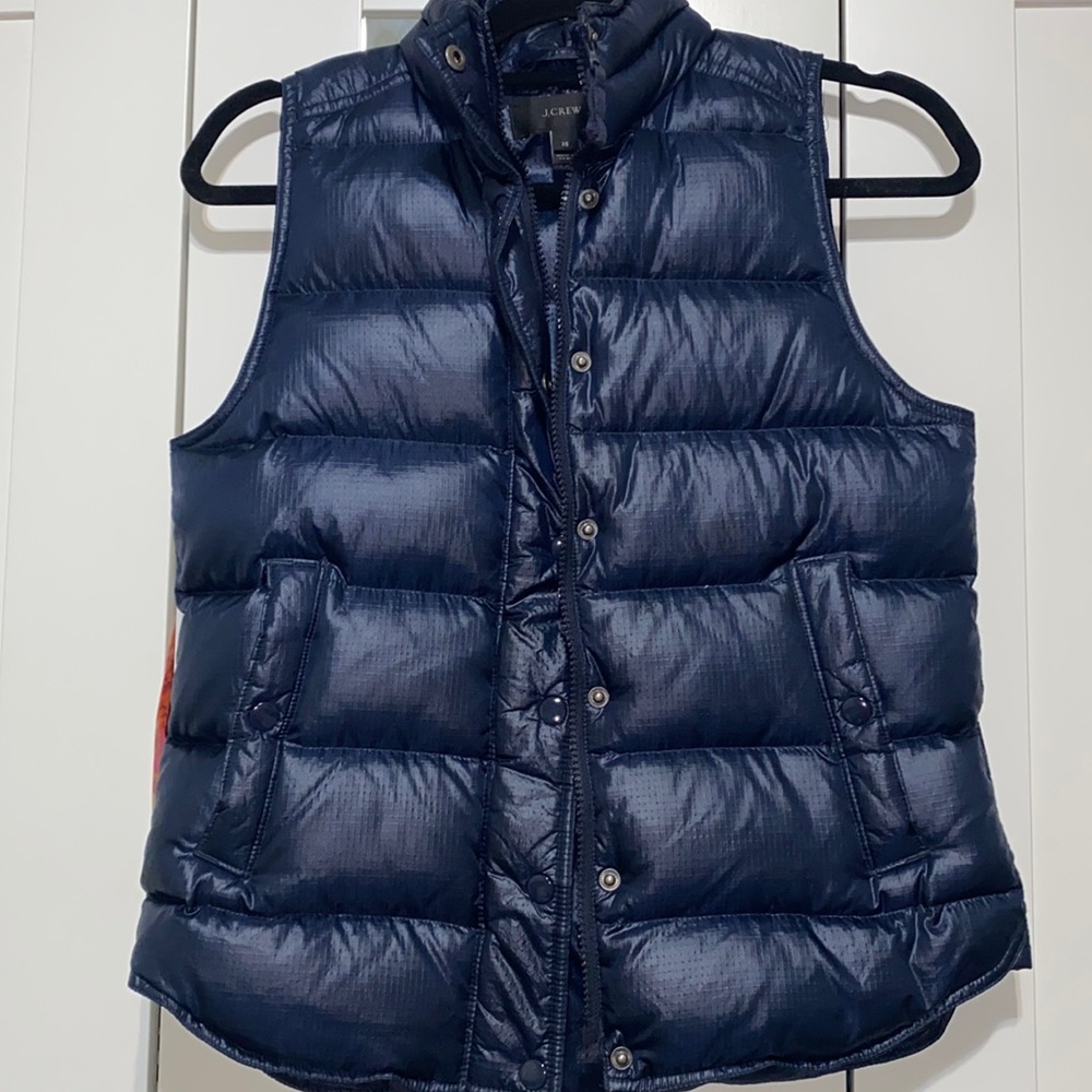 Jcrew sleeveless vest navy